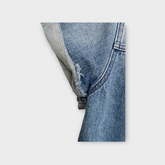 Denim Short Sleeve Romper - Picture 5 of 8